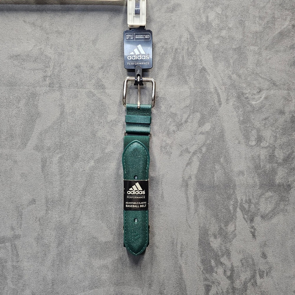 Adidas Performance Adult Adjustable Elastic Baseball Belt Dark Green MBA90FG